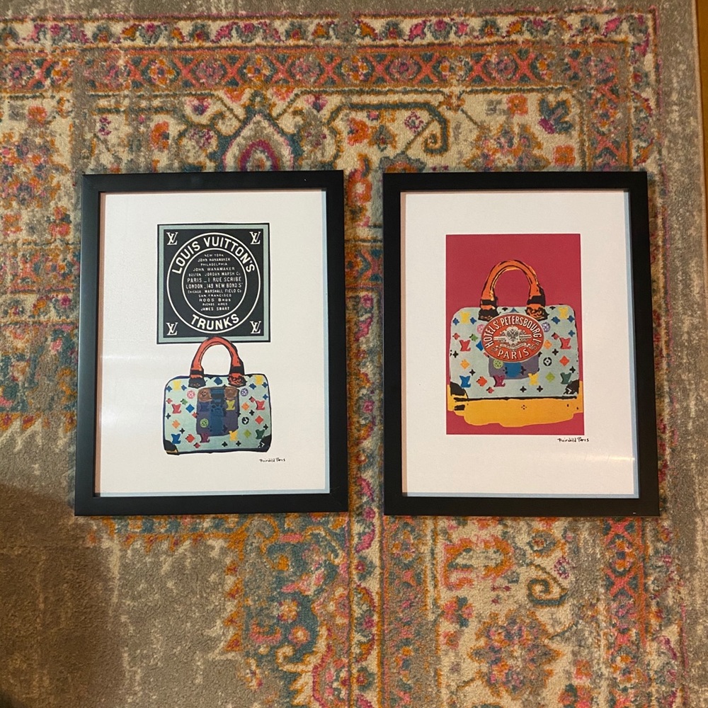 Louis Vuitton Fairchild Paris framed prints